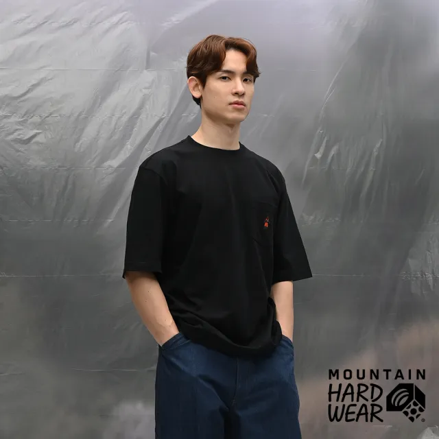 【Mountain Hardwear】Logo Pocket Relaxed Short Sleeve Shirt 經典口袋寬鬆短袖T恤 男款 黑色 #2159851