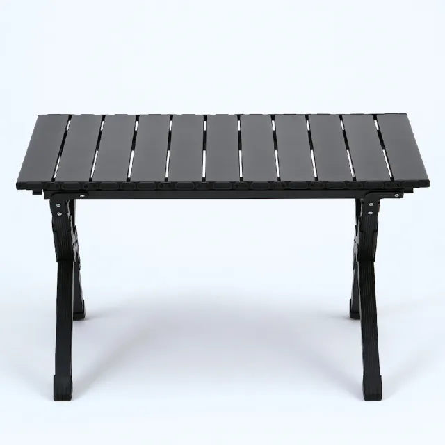【MUJI 無印良品】鋁製摺疊桌 約寬63.5x深44.5x高36cm(露營系列)