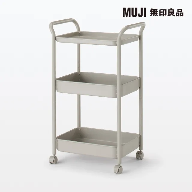 【MUJI 無印良品】鋼製推車/約寬49.5x深32.5x高80cm(共3色)