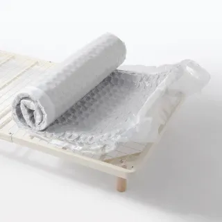 【MUJI 無印良品】附床板床墊/S/床墊套可水洗/組裝式/木製腳/20cm(大型家具配送)