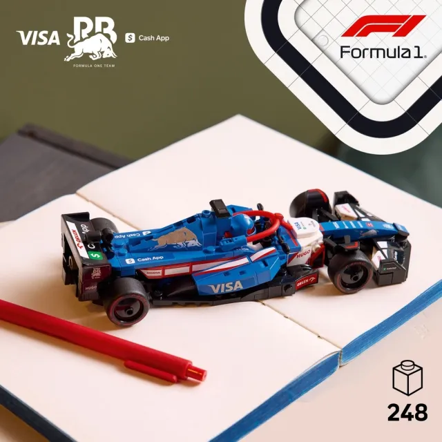 【LEGO 樂高】極速賽車系列 77246 Visa Cash App RB VCARB 01 F1賽車(一級方程式 VCARB車隊 跑車模型)