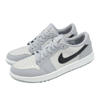 【NIKE 耐吉】高爾夫球鞋 Air Jordan 1 Low G 男鞋 黑灰 防水鞋面 AJ1 DD9315-002