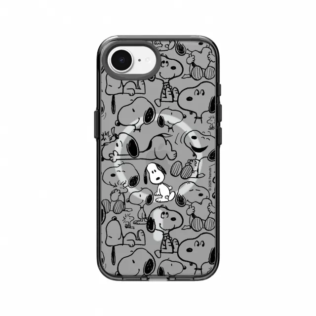 【RHINOSHIELD 犀牛盾】iPhone 14/15/16/17系列 Clear 透明防摔磁吸手機殼/找我嗎？(Snoopy 史努比)