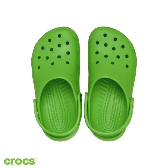 【Crocs】童鞋 經典大童克駱格 卡駱馳綠色(206991-30T)