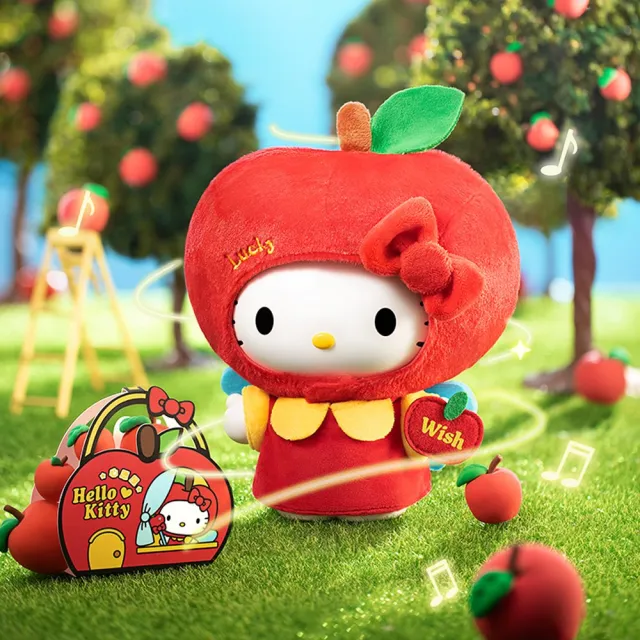 【Beast Kingdom 野獸國】三麗鷗 Hello Kitty 藍牙喇叭 蘋果精靈(MarTube 馬克圖布)