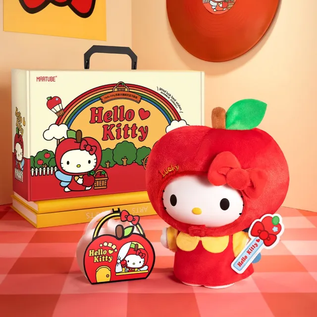 【Beast Kingdom 野獸國】三麗鷗 Hello Kitty 藍牙喇叭 蘋果精靈(MarTube 馬克圖布)