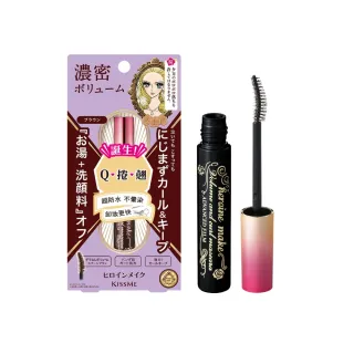 【KISSME 奇士美】花漾美姬瞬翹自然捲防水睫毛膏6g(濃密款 02玫瑰棕)