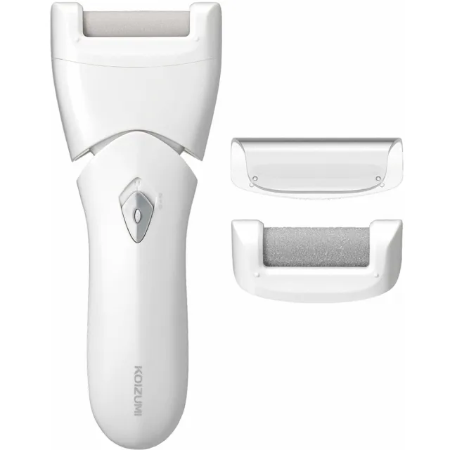 【KOIZUMI】日本 電動磨腳皮機 附粗紋+細紋(去硬皮、去角質、修足器)