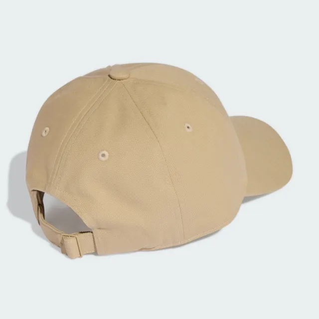 【adidas 愛迪達】帽子 運動帽 棒球帽 遮陽帽 三葉草 BASEBALL CAP AC 卡其 KC8036