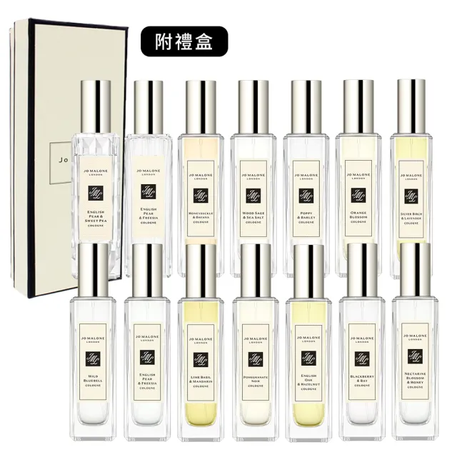 【Jo Malone】香水 30ml 附原廠禮盒(紅玫瑰、含羞草與小荳蔻)