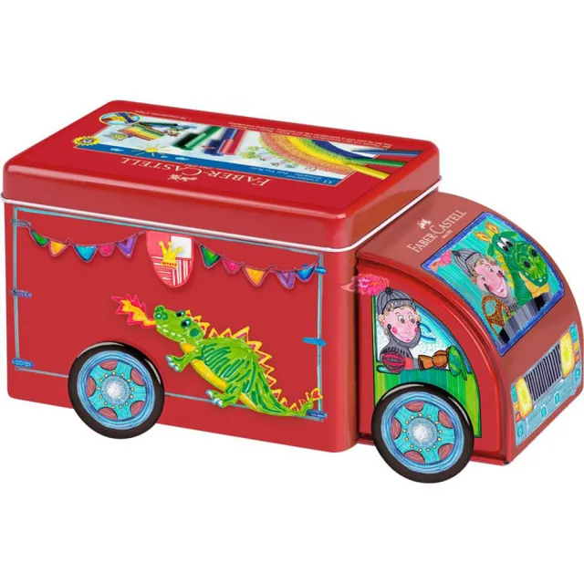 【Faber-Castell】輝柏 155072 卡車33色連接筆  (學生 學校 畫畫 美術 禮物)