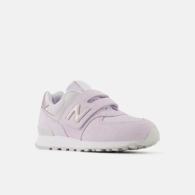 【NEW BALANCE】NB 童鞋 運動鞋 休閒鞋 慢跑鞋 魔鬼氈 574 313 中童 大童 多色(PV574GS-W&PV574QTC-W)