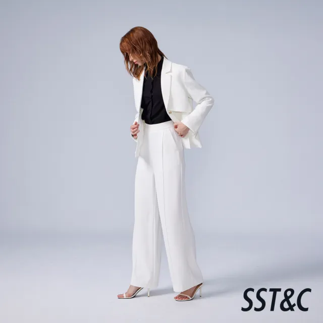 【SST&C】女裝_白色小披肩設計女士休閒西外82126307002(換季55折)