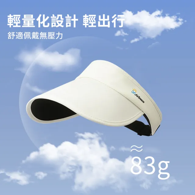 【Sumfun】輕量空頂防曬遮陽帽 抗UV透氣空頂帽 戶外運動鴨舌帽 太陽帽 防曬帽 高爾夫球帽 漁夫帽