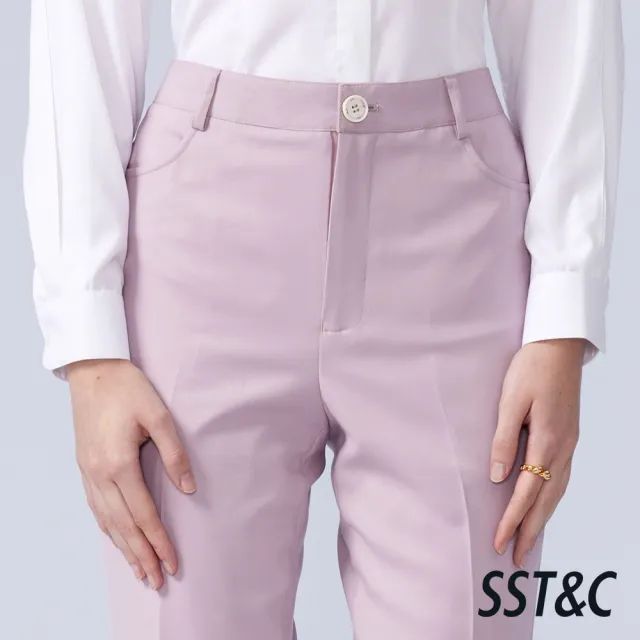 【SST&C】女裝_霧紫小直筒西裝褲(可機洗)82126302014(換季65折)