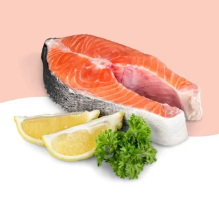 【RealShop】10件組 大西洋特選厚切鮭魚 350g/片(共10片 真食材本舖)