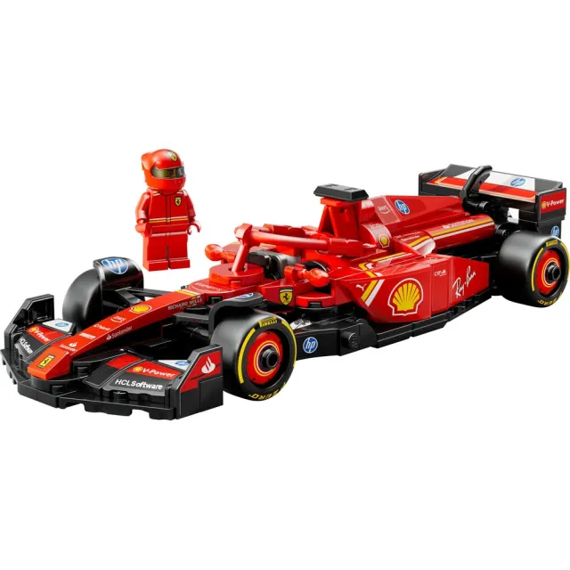 【LEGO 樂高】極速賽車系列 77242 法拉利SF-24 F1賽車 & Editions 43022 Hamilton 頭盔