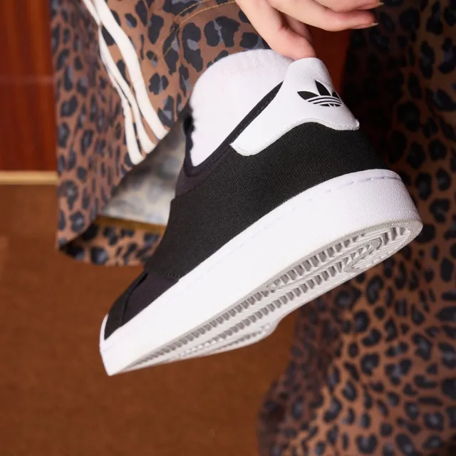【adidas 愛迪達】SUPERSTAR II X SLIP-ON 運動休閒鞋(KH8209/KH8210 女款ORIGINALS休閒鞋 繃帶鞋)