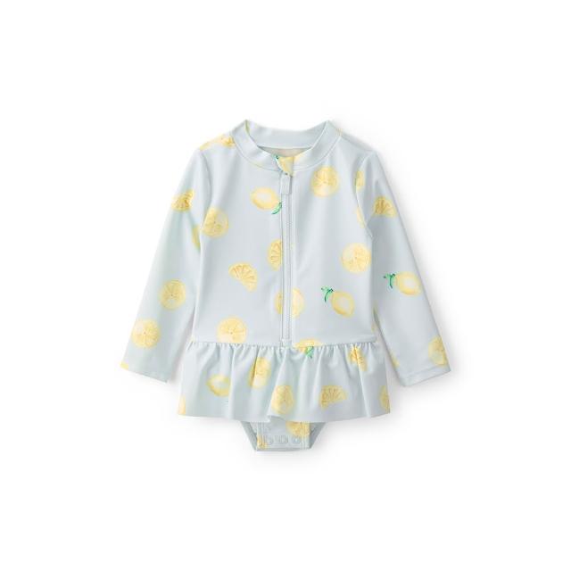 【Carter’s】嬰幼童裝 長袖裙襬連身防曬泳裝-（原廠公司貨 童裝 拉鍊防護 寶寶泳衣）