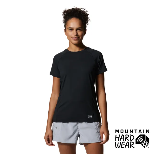 【Mountain Hardwear】Crater Lake™ Short Sleeve Women 防曬短袖排汗衣 女款 黑色 #1993361