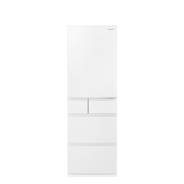 【Panasonic 國際牌】家電快配★406公升一級能效五門變頻冰箱-晶鑽白(NR-E417XT-W1)