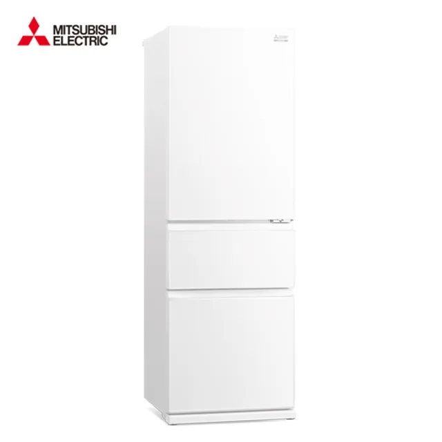 【MITSUBISHI 三菱電機】三門365L一級能變頻玻璃鏡面冰箱 含基本安裝+舊機回收 -(MR-CGX37EN)