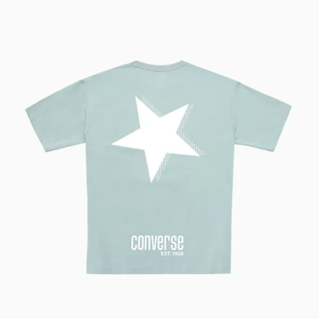【CONVERSE】短袖上衣 男 SORONA STAR ICON TEE THYME AGAIN 薄荷 MCJ785-FC2