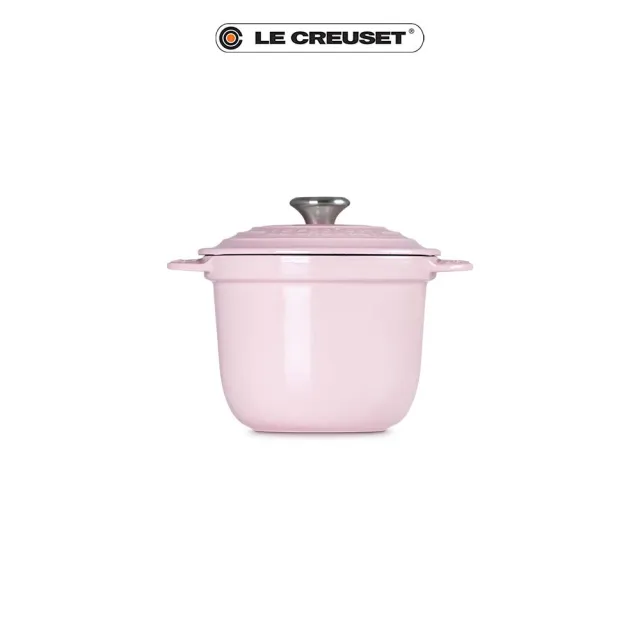 【Le Creuset】萬用窈窕琺瑯鑄鐵鍋18(雪紡粉)
