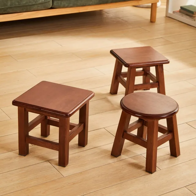 迦恩-房間小板凳子 26*26*26cm 矮凳客廳茶几凳 陽台家用板凳方凳子