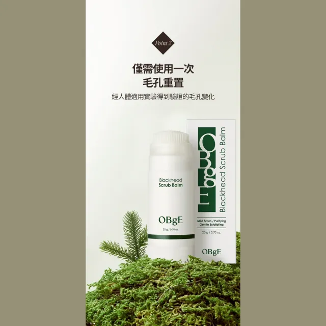 【OBgE】茶樹控油去黑頭清潔棒(20g)