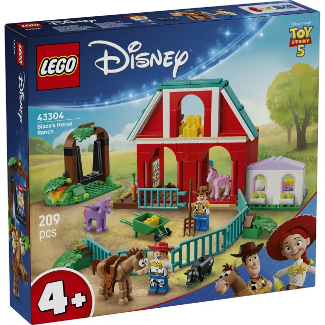 【LEGO 樂高】迪士尼系列 43304 Blaze 的馬牧場(玩具總動員 皮克斯 禮物 玩具)