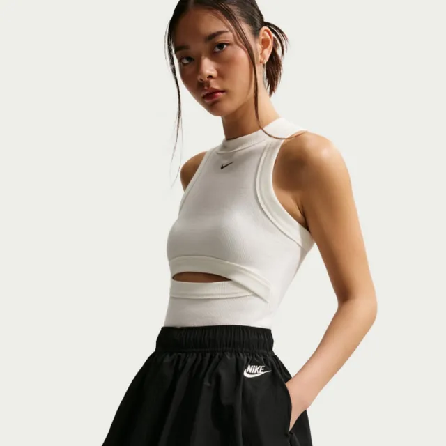 【NIKE 耐吉】短裙 女 AS W NSW BUBBLE SKIRT 運動 穿搭 泡泡裙 黑 (IQ0062010)