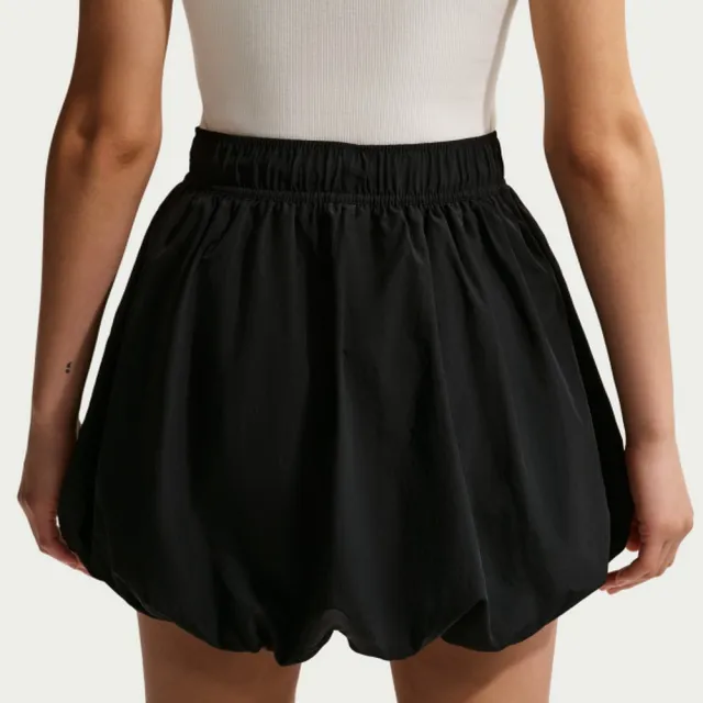 【NIKE 耐吉】短裙 女 AS W NSW BUBBLE SKIRT 運動 穿搭 泡泡裙 黑 (IQ0062010)