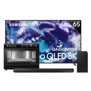 【Samsung 三星】65型 8K Neo QLED 165Hz Mini LED AI智慧顯示器 65QN900F 壁掛安裝(QA65QN900FXXZW)
