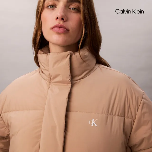 【CALVIN KLEIN】官方旗艦館CK 中級重量羽絨外套_棕色