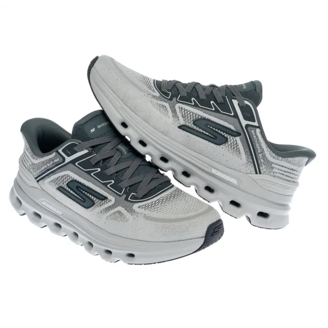 【SKECHERS】男鞋 慢跑系列 慢跑鞋 瞬穿舒適科技 GO RUN GLIDE-STEP ARCH FIT (221120GRY)