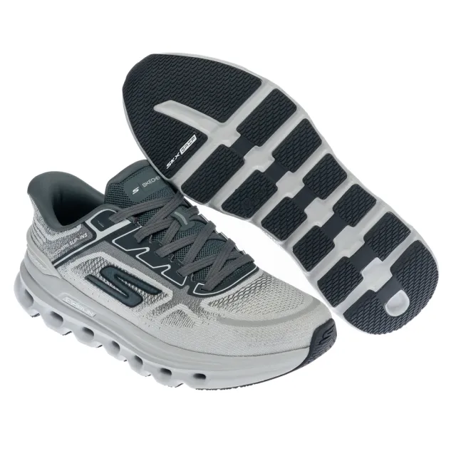 【SKECHERS】男鞋 慢跑系列 慢跑鞋 瞬穿舒適科技 GO RUN GLIDE-STEP ARCH FIT (221120GRY)