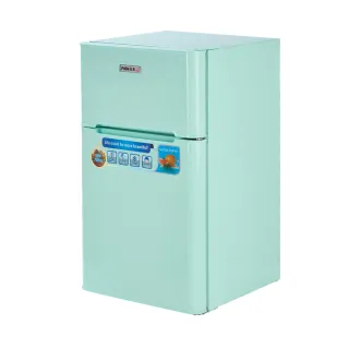 【Pioneer 先鋒家電】103公升一級能效定頻右開雙門小冰箱 嫩鮮綠/一鍵除霜(PR-GC2103G)