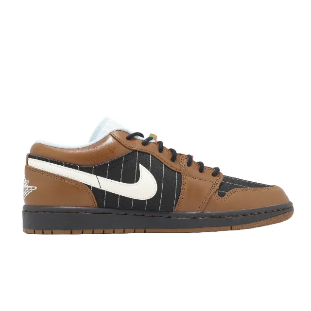【NIKE 耐吉】休閒鞋 Air Jordan 1 Low SE 男鞋 黑 棕 喬丹 AJ1 IR7560-010