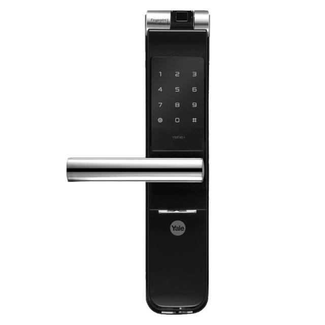 Yale耶魯 YMF40A Yale耶魯 YMF40A 三合一電子鎖,支援指紋、密碼、鑰匙多種開門方式,可登入100組指紋,適用4-10cm門厚。使用4顆AA鹼性電池,一年壽命,支援9V緊急電源。中國製造,二年保固,NCC認證CCAN19LP0190T5,安全便捷的智慧家用門鎖首選。
