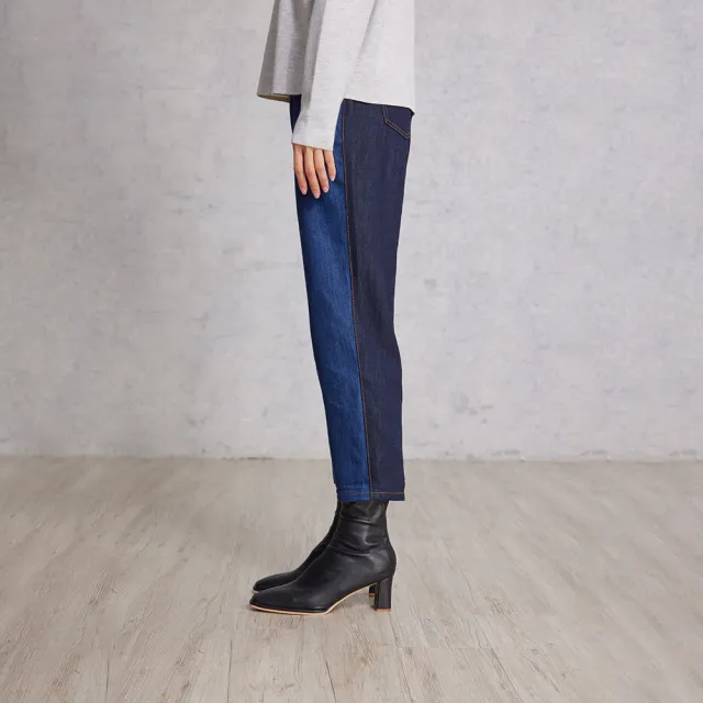 【giordano ladies】25FW 撞色牛仔褲(02425510)