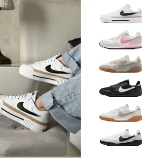 【NIKE 耐吉】運動鞋 休閒鞋 GAMMA FORCE 女鞋 平替版AF1 厚底 增高 黑白藍 多款(DM0113-100&)