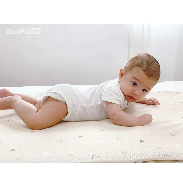【GIO Pillow】床邊床 51×85cm 智慧二合一有機棉透氣嬰兒床墊 XS號(透氣床墊 可水洗床墊 Joie床邊床可用)