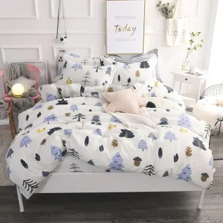 【MIT iLook】台灣製 絲柔棉被套(單人/雙人/多款可選)