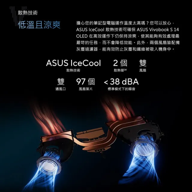 【ASUS 華碩】14吋Ultra 5輕薄AI筆電(VivoBook S S5406MA/Ultra 5-125H/16G/512G SSD/W11/OLED/EVO)