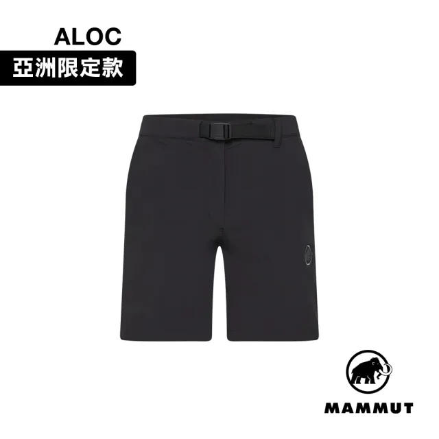 【Mammut 長毛象】Trekkers IV Shorts AF W 日系舒適靈活防潑水短褲 黑色 女款 #1023-00484