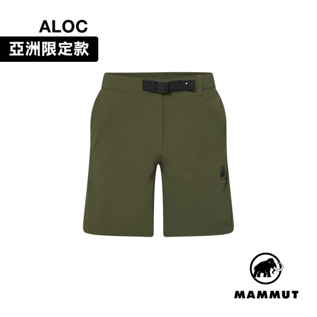 【Mammut 長毛象】Trekkers IV Shorts AF W 日系舒適靈活防潑水短褲 深沼澤綠 女款 #1023-00484