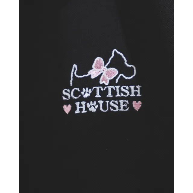 【SCOTTISH HOUSE】學院配條短袖POLO衫-黑/米白 CJXA1248