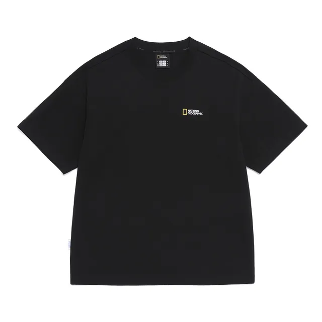 【National Geographic 國家地理】男女同款 3件套組：T恤+短褲+包(白/黑)