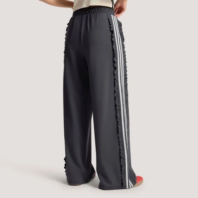 【adidas 愛迪達】Tracksuit Pant 女 長褲 運動長褲 休閒長褲 黑 亞版 輕量(KU9385)